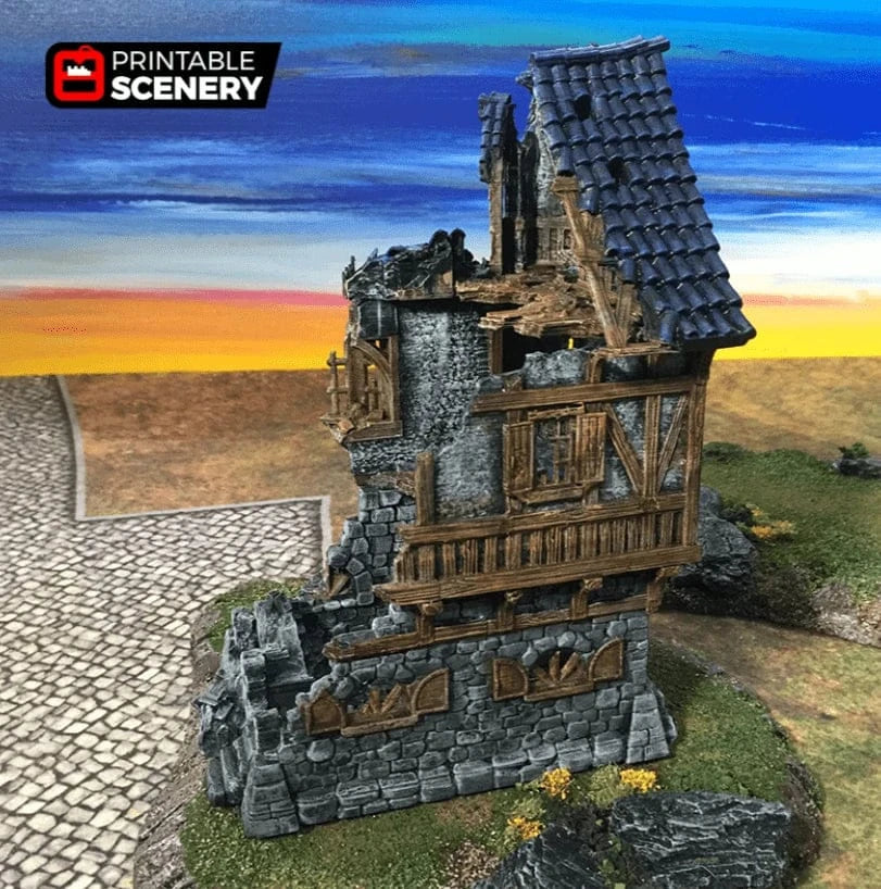Ruined Governor's Mansion - Fantasy Building