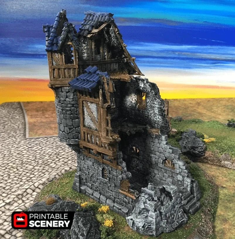Ruined Governor's Mansion - Fantasy Building