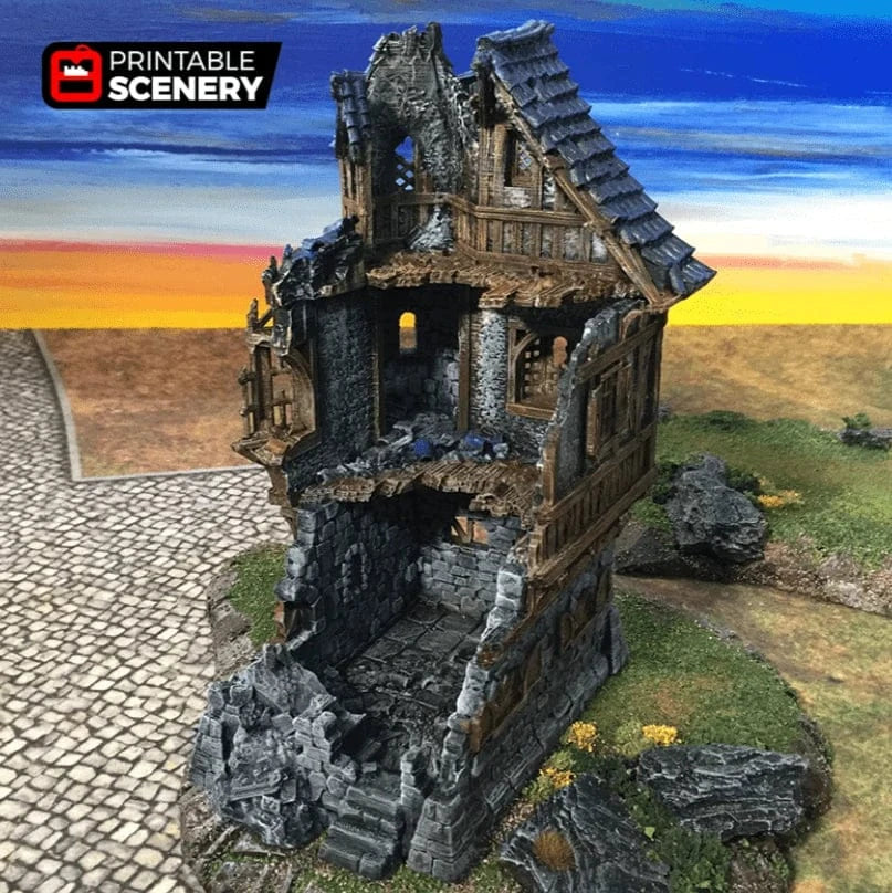 Ruined Governor's Mansion - Fantasy Building