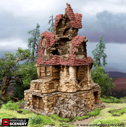 Ruined Guildhall - Hagglethorn Hollow - Fantasy Ruins