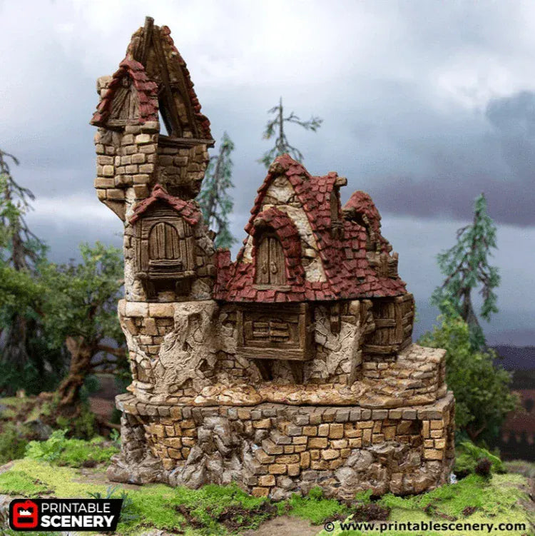 Ruined Guildhall - Hagglethorn Hollow - Fantasy Ruins
