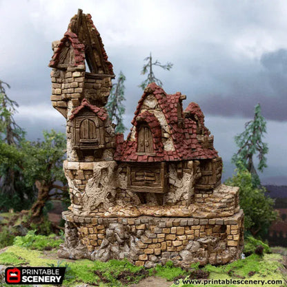 Ruined Guildhall - Hagglethorn Hollow - Fantasy Ruins