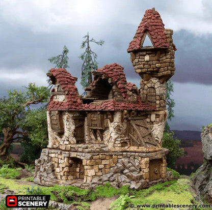Ruined Guildhall - Hagglethorn Hollow - Fantasy Ruins