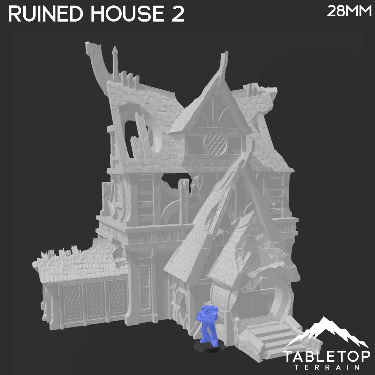 Ruined House 2 - City of Spiritdale - Fantasy Ruins