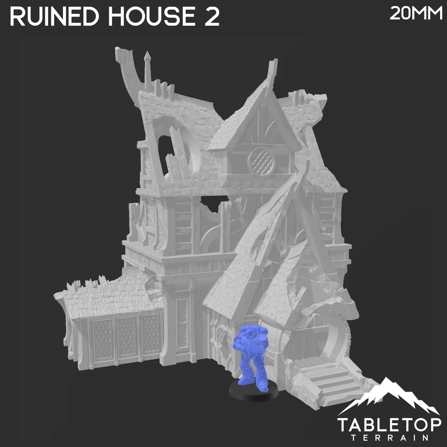 Ruined House 2 - City of Spiritdale - Fantasy Ruins