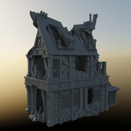 Ruined House 2 - City of Spiritdale - Fantasy Ruins