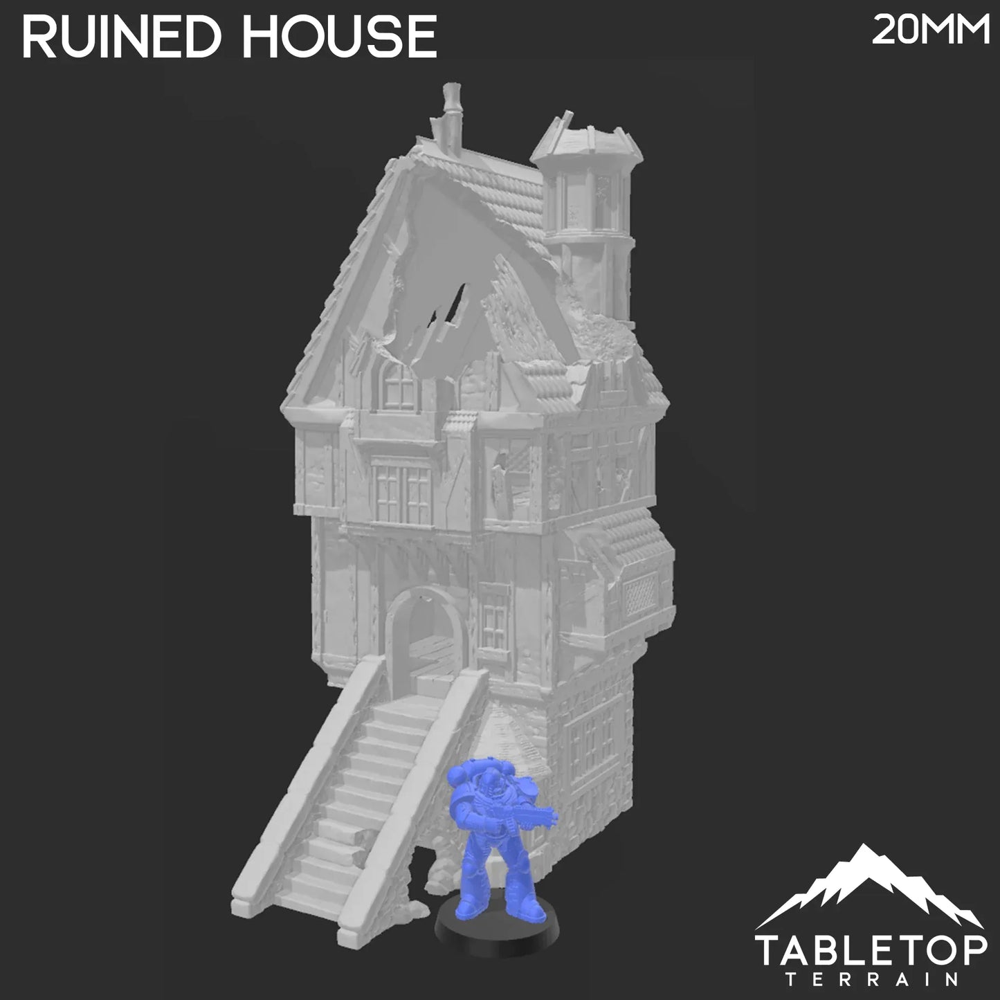 Ruined House - City of Spiritdale - Fantasy Ruins