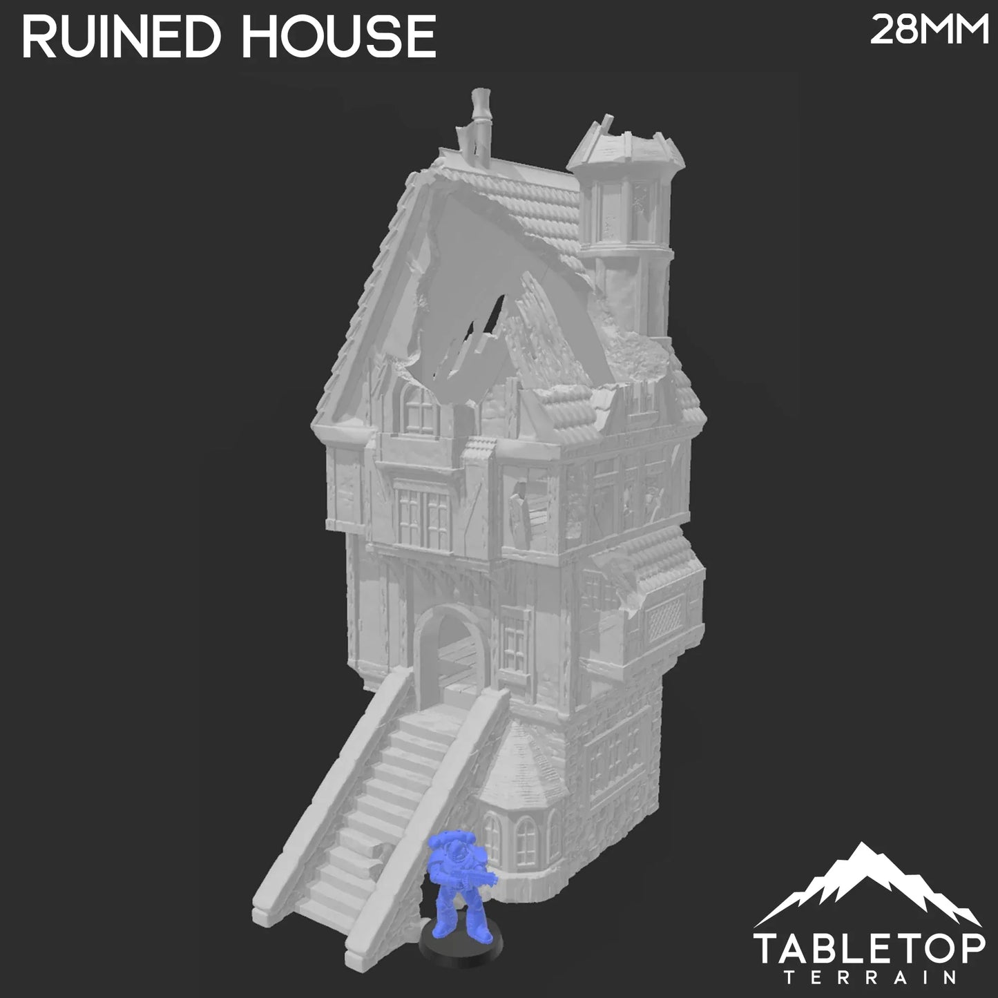 Ruined House - City of Spiritdale - Fantasy Ruins