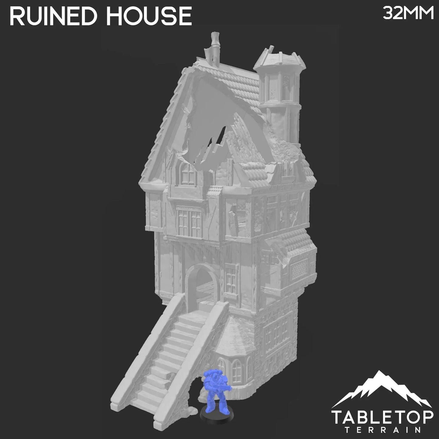 Ruined House - City of Spiritdale - Fantasy Ruins