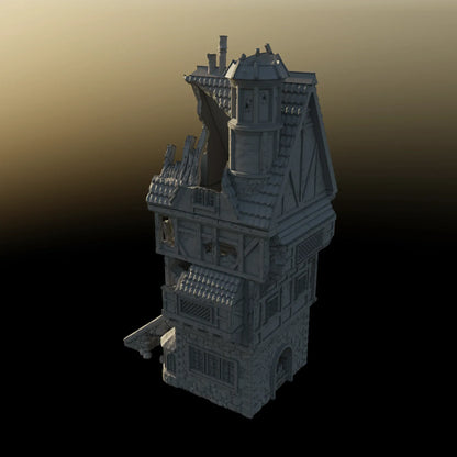 Ruined House - City of Spiritdale - Fantasy Ruins