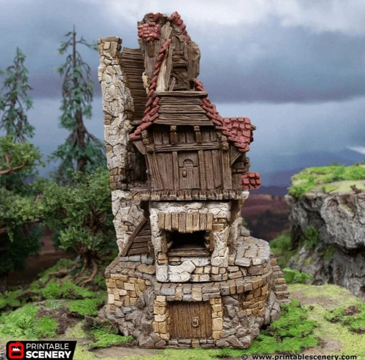 Ruined Hunter's Lodge - Hagglethorn Hollow - Fantasy Ruins