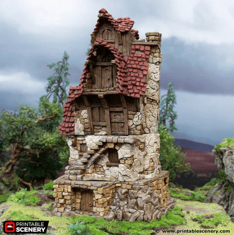 Ruined Hunter's Lodge - Hagglethorn Hollow - Fantasy Ruins
