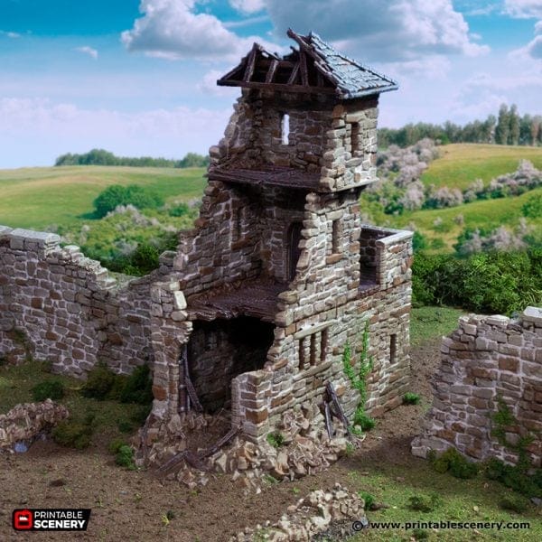 Ruined King's Gate - Country & King - Fantasy Historical Ruins