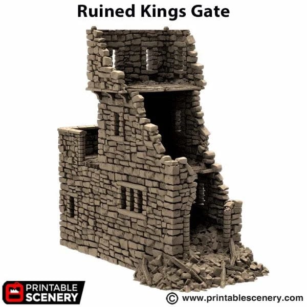 Ruined King's Gate - Country & King - Fantasy Historical Ruins