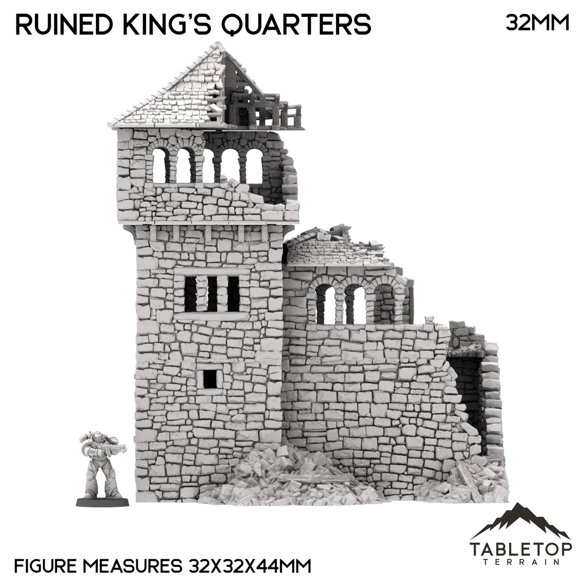 Ruined King's Quarters - Country & King - Fantasy Historical Ruins