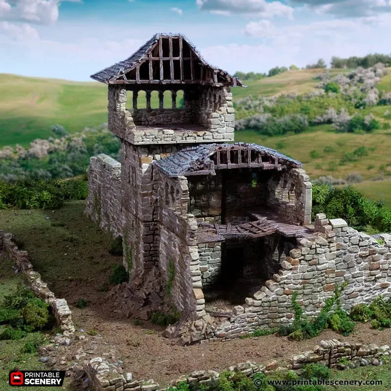 Ruined King's Quarters - Country & King - Fantasy Historical Ruins