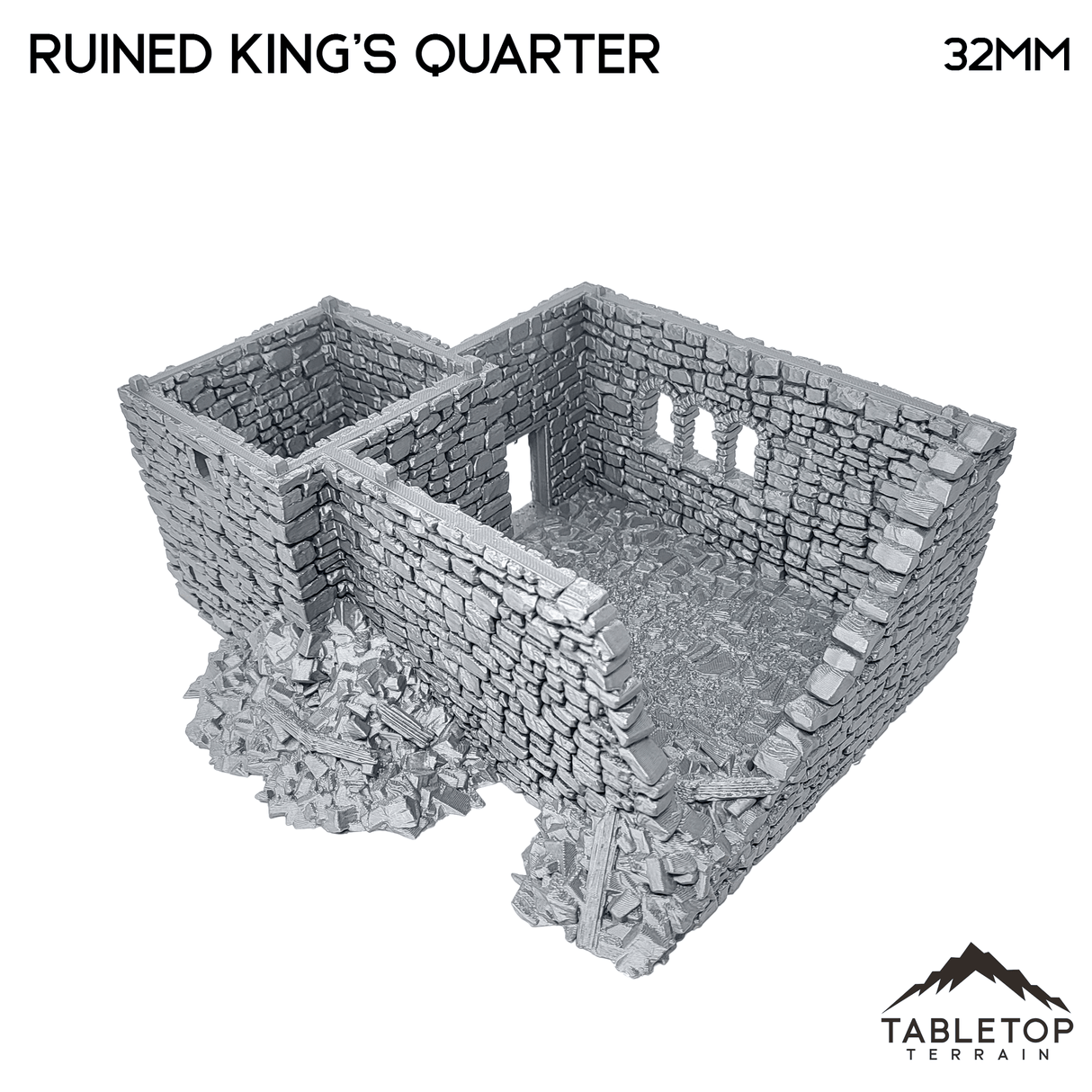 Ruined King's Quarters - Country & King - Fantasy Historical Ruins