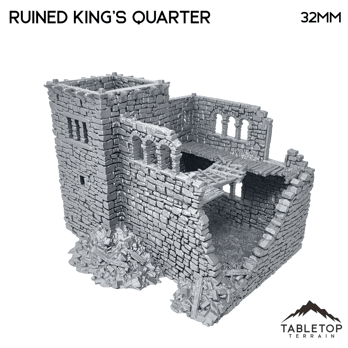 Ruined King's Quarters - Country & King - Fantasy Historical Ruins