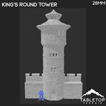 Ruined King's Round Tower - Country & King - Fantasy Historical Ruins