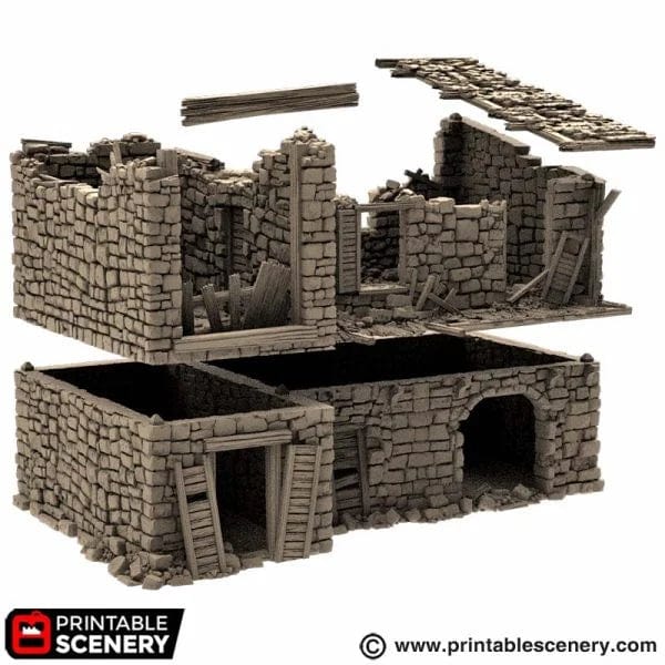 Ruined King Stables - Country & King - Fantasy Historical Ruins