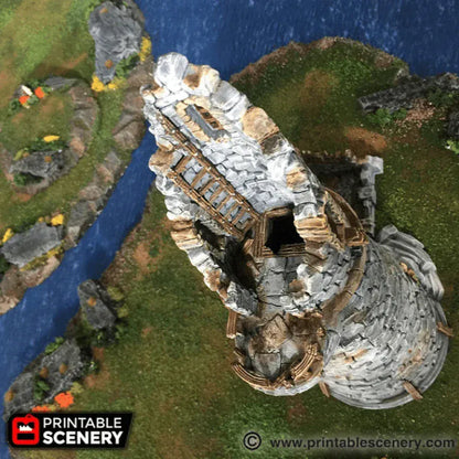 Ruined Lighthouse - Fantasy Ruins