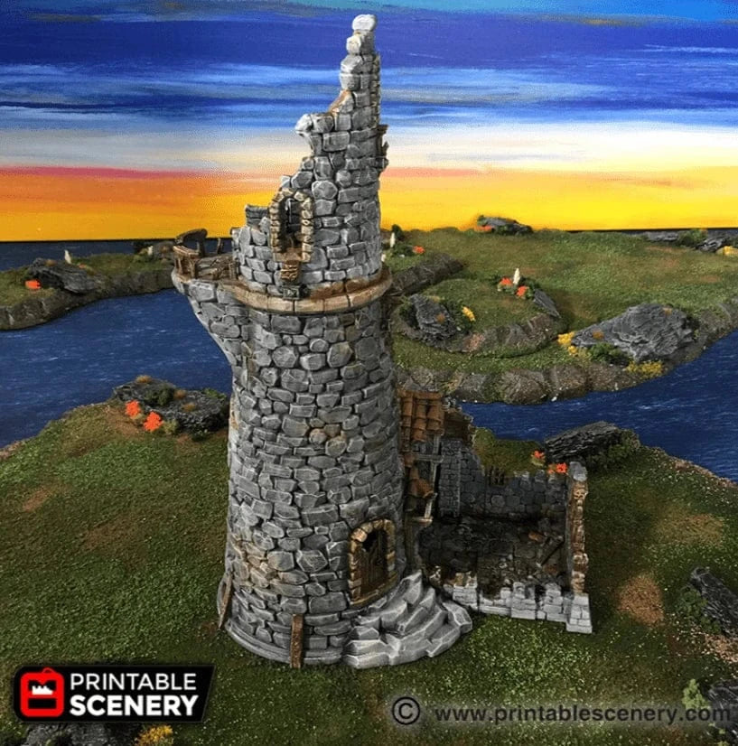 Ruined Lighthouse - Fantasy Ruins