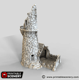Ruined Lighthouse - Fantasy Ruins