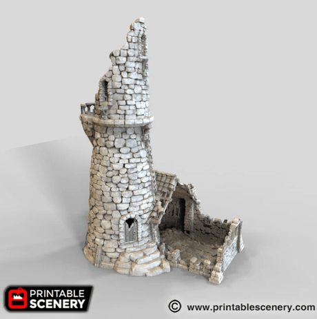 Ruined Lighthouse - Fantasy Ruins