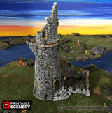 Ruined Lighthouse - Fantasy Ruins
