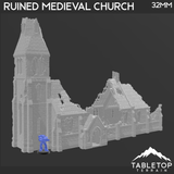 Ruined Medieval Church - WWII Building