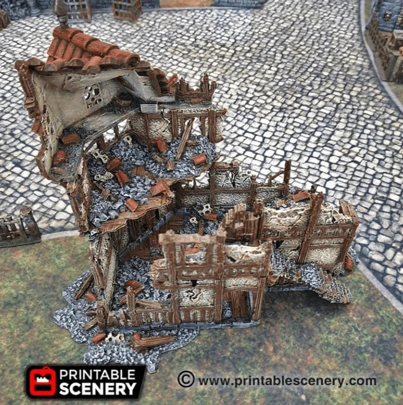 Ruined Merchants & Markets - Fantasy Ruins