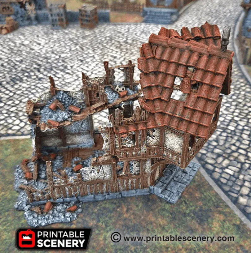 Ruined Merchants & Markets - Fantasy Ruins