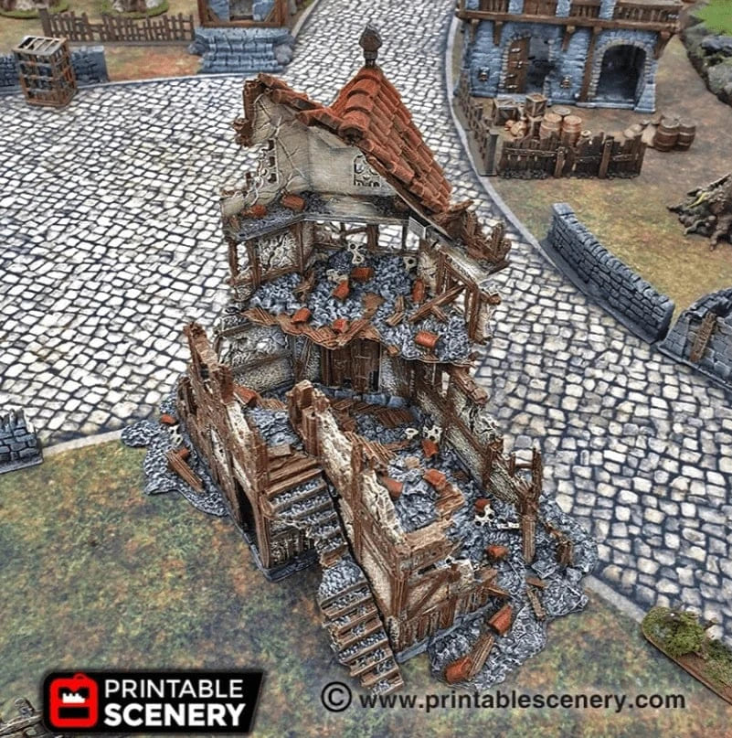 Ruined Merchants & Markets - Fantasy Ruins
