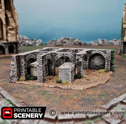 Ruined Nave and Chancel - Fantasy Ruins