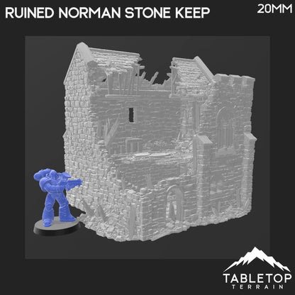Ruined Norman Stone Keep - Country & King - Fantasy Historical Ruins