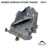 Ruined Norman Stone Manor - Country & King - Fantasy Historical Ruins