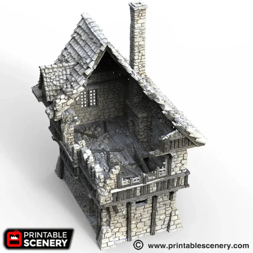 Ruined Port House - Fantasy Ruins