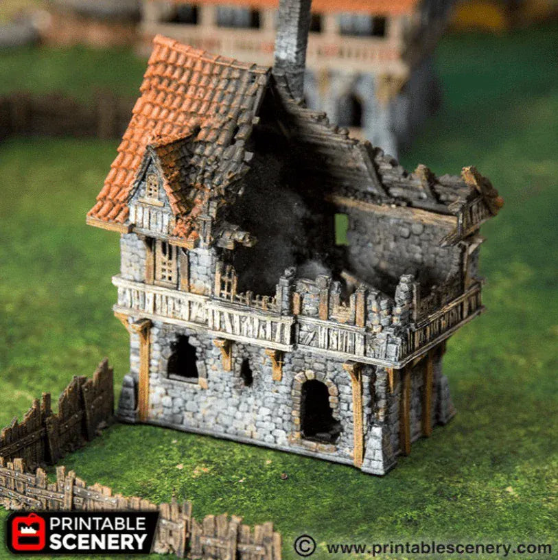 Ruined Port House - Fantasy Ruins