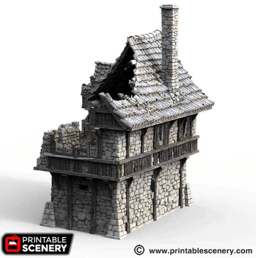 Ruined Port House - Fantasy Ruins