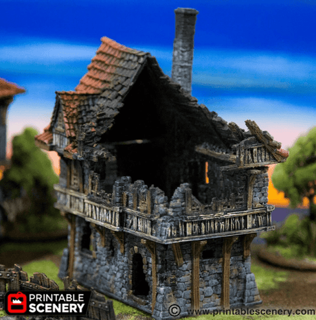 Ruined Port House - Fantasy Ruins