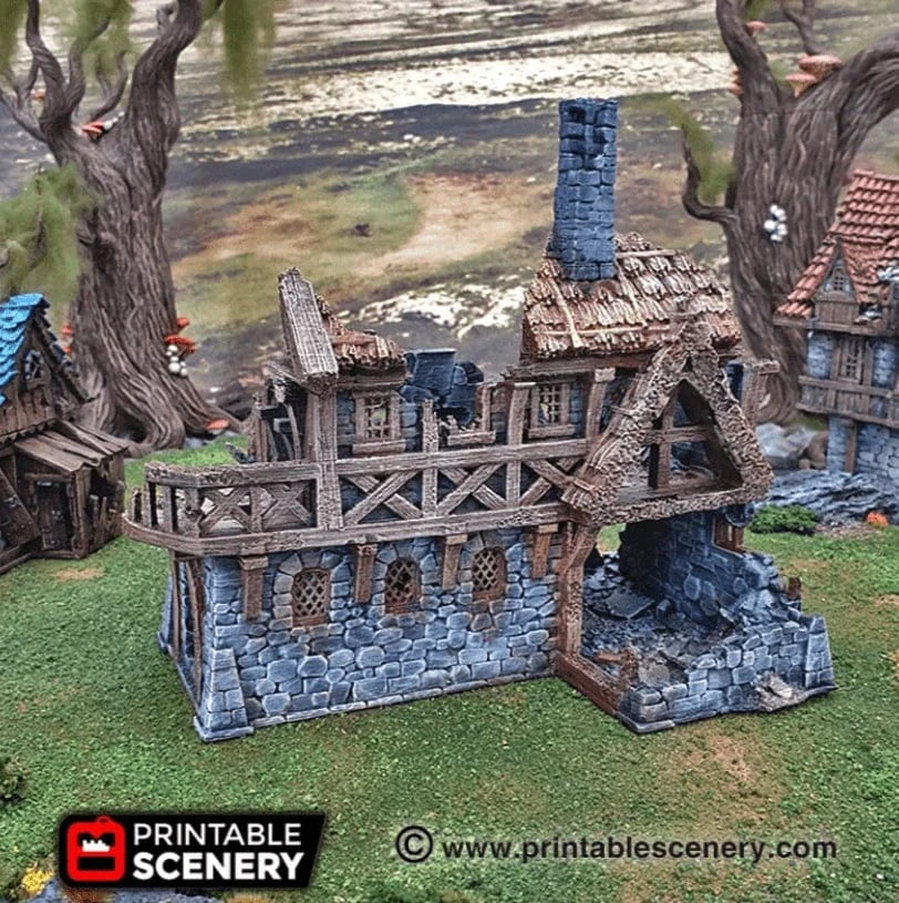 Ruined Port Merchant - Fantasy Ruins
