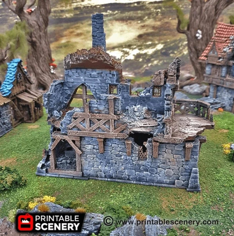 Ruined Port Merchant - Fantasy Ruins