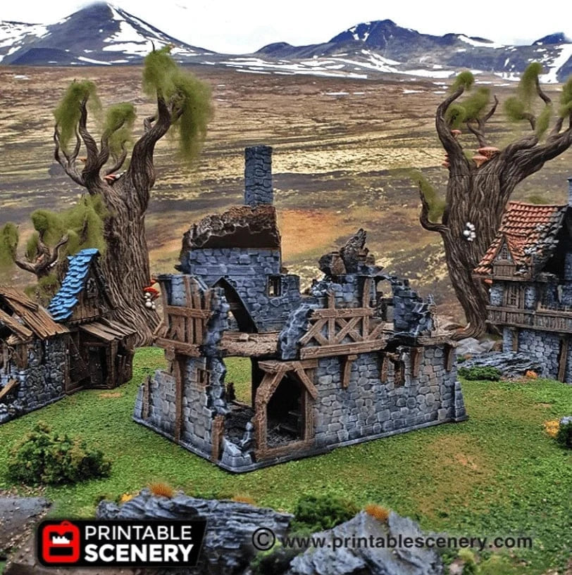 Ruined Port Merchant - Fantasy Ruins