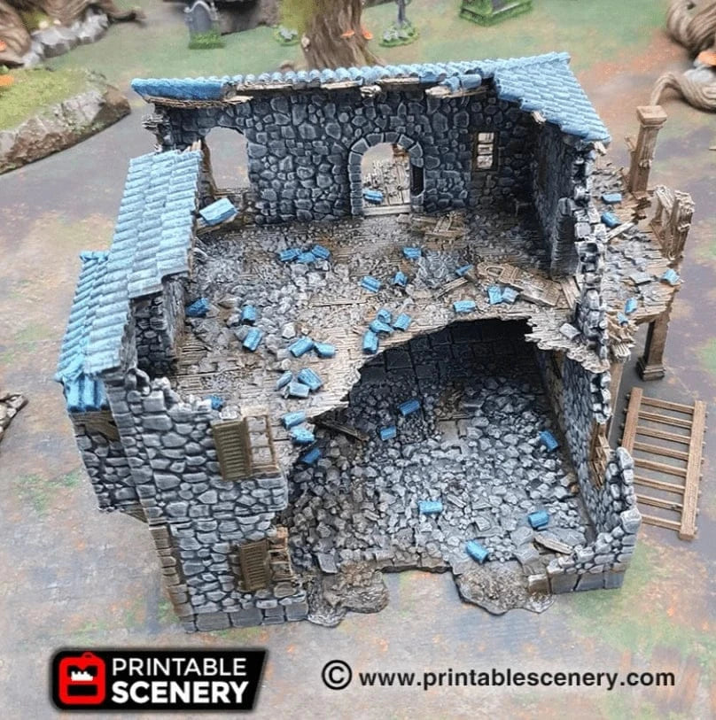 Ruined Port Tavern - Fantasy Ruins