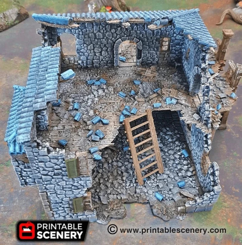 Ruined Port Tavern - Fantasy Ruins