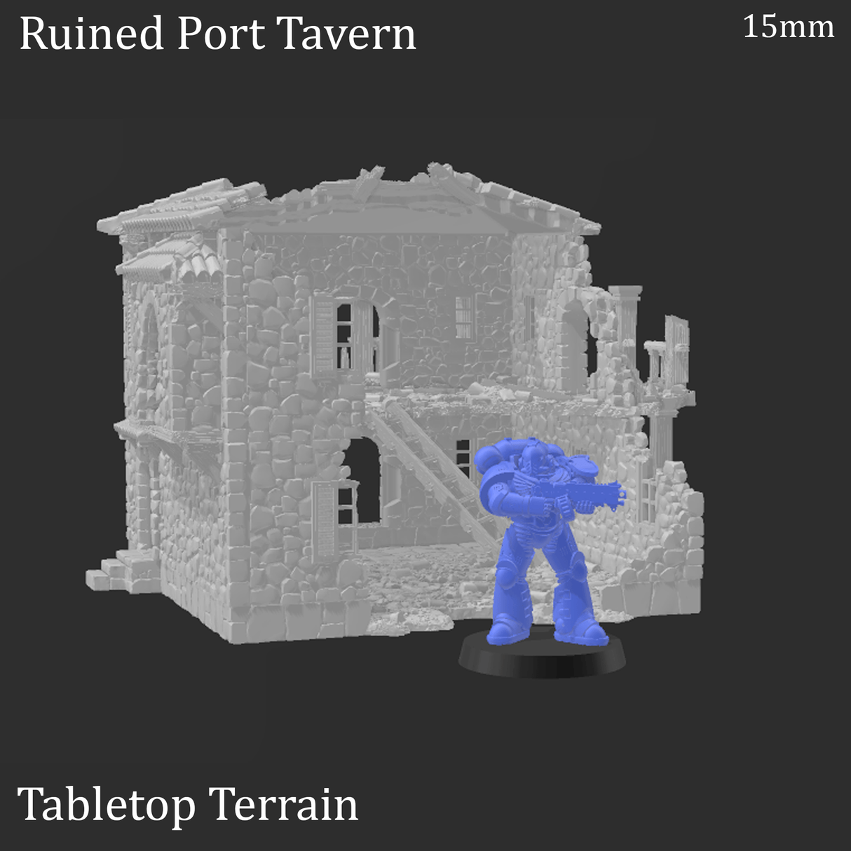 Ruined Port Tavern - Fantasy Ruins