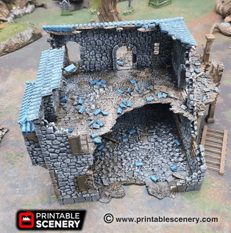 Ruined Port Tavern - Fantasy Ruins