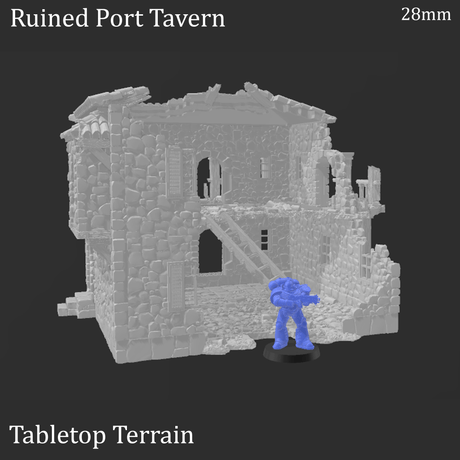 Ruined Port Tavern - Fantasy Ruins
