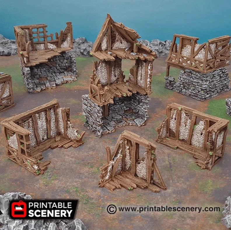 Ruined Quarter- Fantasy Ruins