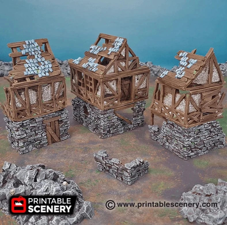 Ruined Quarter- Fantasy Ruins